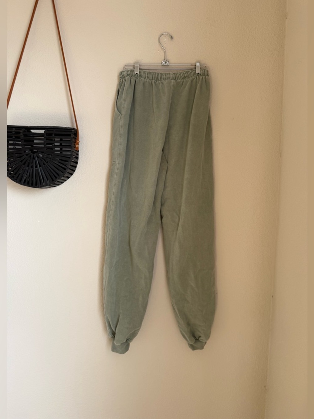 Vintage 90s Green WEK Sweatpants, Size 2